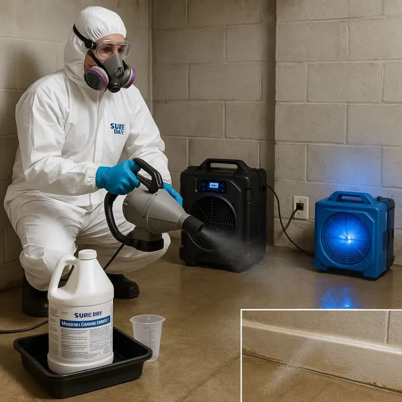 Sanitization and Odor Removal process in Searingtown, NY